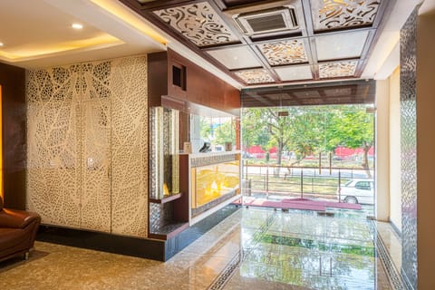 Interior entrance