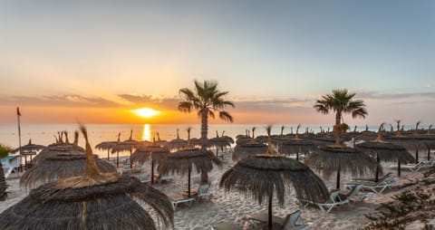 Private beach, sun loungers, beach umbrellas, beach towels