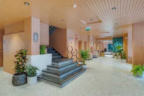 Interior entrance