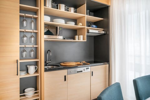 Classic Chalet | Private kitchenette | Coffee/tea maker