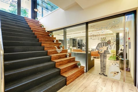 Interior entrance