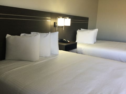 Room, 2 Queen Beds, Non Smoking | Iron/ironing board, free WiFi, alarm clocks