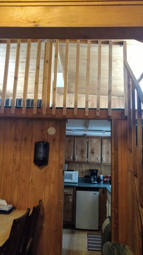 Cabin, Fireplace (Private Queen C40) | Extra beds