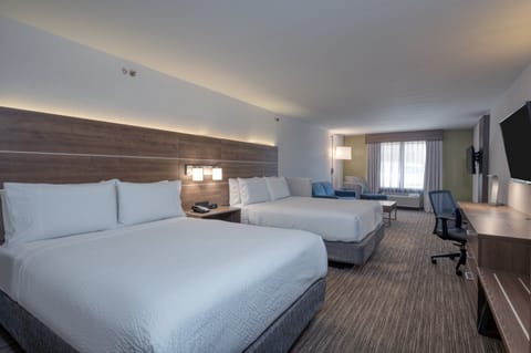 Standard Room, 2 Queen Beds | Premium bedding, desk, laptop workspace, blackout drapes