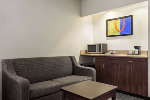 Studio Suite, 1 King Bed, Non Smoking | Desk, iron/ironing board, free cribs/infant beds, bed sheets