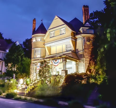 Front of property - evening/night