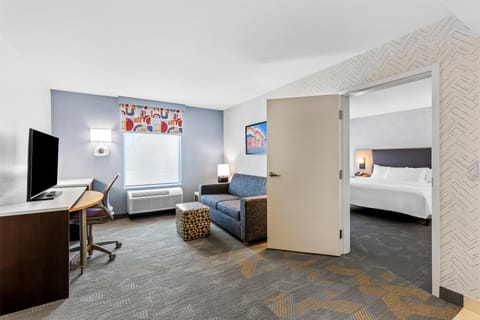 42-inch LCD TV with cable channels, TV