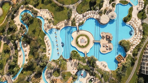 2 outdoor pools, open 9:00 AM to 5:00 PM, pool umbrellas, sun loungers