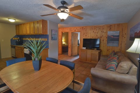 Standard Apartment, 2 Bedrooms, Kitchen | Living room | Flat-screen TV