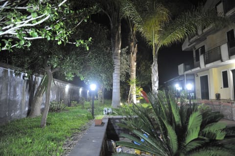 Outdoor wedding area