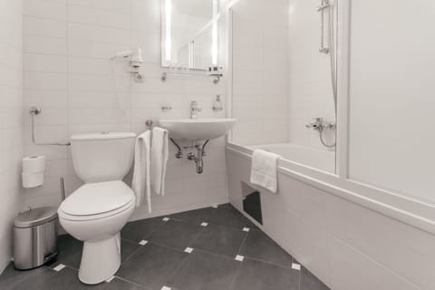 Double Room, Balcony, Hill View | Bathroom | Free toiletries, hair dryer, slippers, towels