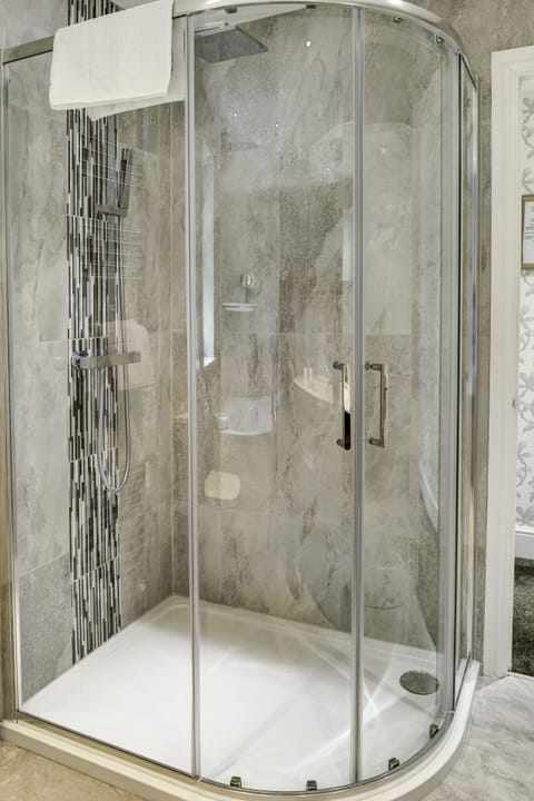 Free toiletries, hair dryer, towels