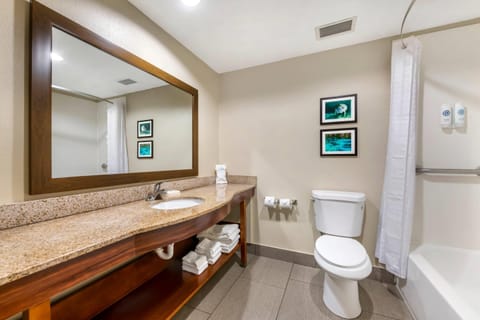 Free toiletries, hair dryer, towels, soap