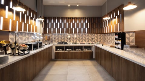 Free daily self-serve breakfast