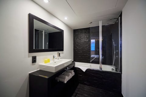 Free toiletries, hair dryer, towels, soap