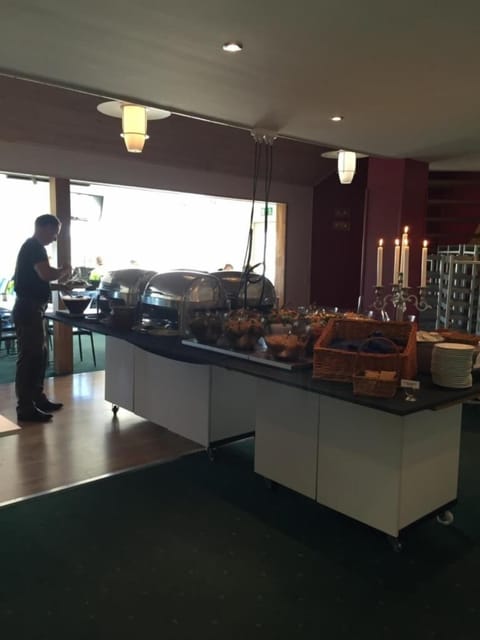 Lunch and dinner served, local cuisine