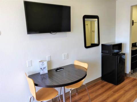 Desk, rollaway beds, WiFi, bed sheets