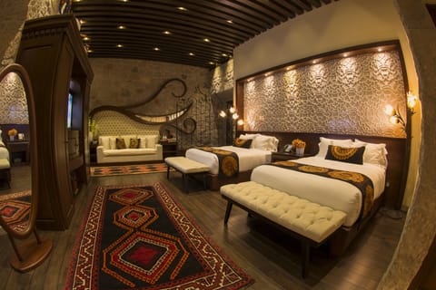 Frette Italian sheets, premium bedding, memory foam beds, in-room safe