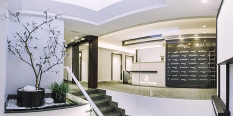 Interior entrance