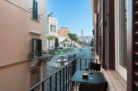 Panoramic Quadruple Room, City View | Premium bedding, minibar, in-room safe, desk