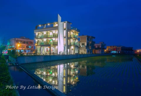 Front of property - evening/night