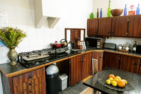 Standard Double Room | Shared kitchen facilities | Full-size fridge, microwave, stovetop, toaster