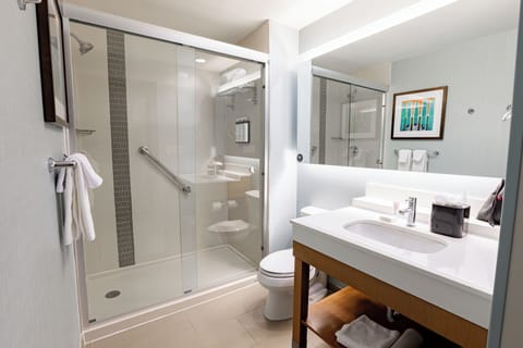 Free toiletries, hair dryer, towels