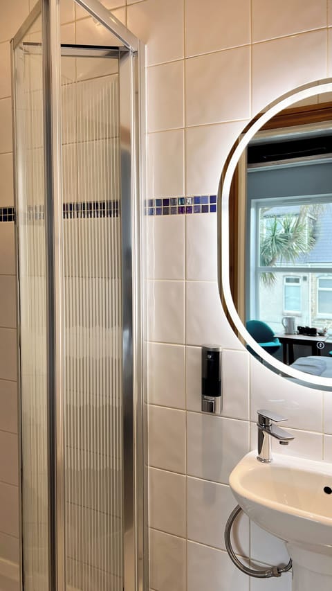 Superior Quadruple Room | Bathroom | Shower, free toiletries, hair dryer, towels