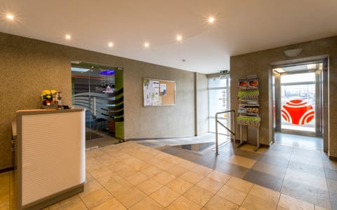 Interior entrance