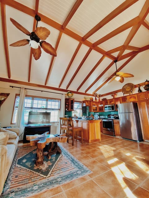 Luxury Villa, 1 Bedroom, Sea View (2nd Floor) | Living area | 42-inch flat-screen TV with cable channels, TV, DVD player