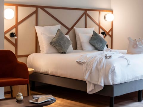 Premium bedding, pillowtop beds, individually decorated