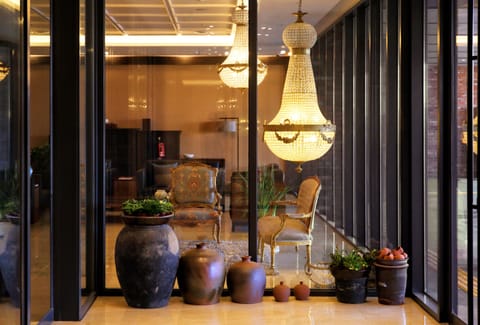 Interior entrance