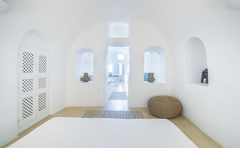 Suite, Private Bathroom, Sea View (Anemi Lovers House) | Premium bedding, down comforters, memory foam beds, in-room safe