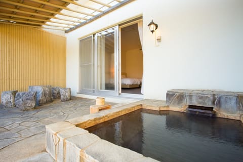 Run of the House, with Private Open-Air Bath | Bathroom | Free toiletries, hair dryer, bathrobes, slippers