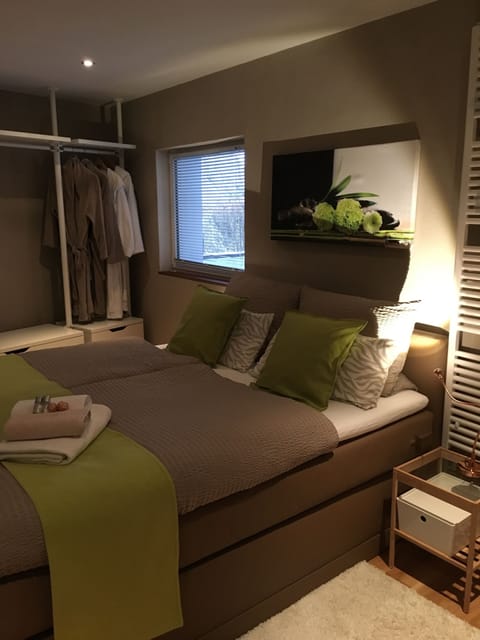 Comfort Apartment, 1 Bedroom, Balcony (Sauna) | Hypo-allergenic bedding, desk, blackout drapes, cribs/infant beds