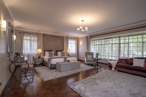 Premium bedding, down comforters, individually decorated