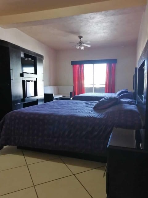 Deluxe Double Room, 2 Double Beds, Accessible, Allergy Friendly | View from room