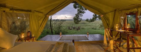 Luxury Tent | In-room safe, free cribs/infant beds, bed sheets