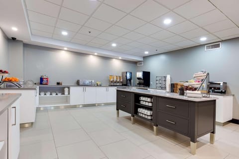 Free daily self-serve breakfast