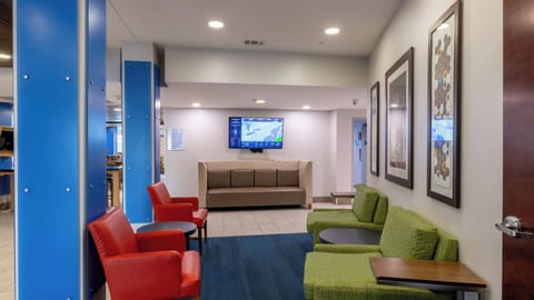 32-inch flat-screen TV with satellite channels, TV