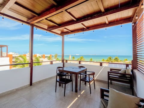 Premium Suite, 2 Bedrooms, Beach View | Terrace/patio