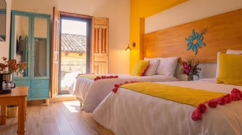 Superior Quadruple Room | Premium bedding, down comforters, desk, WiFi (free)