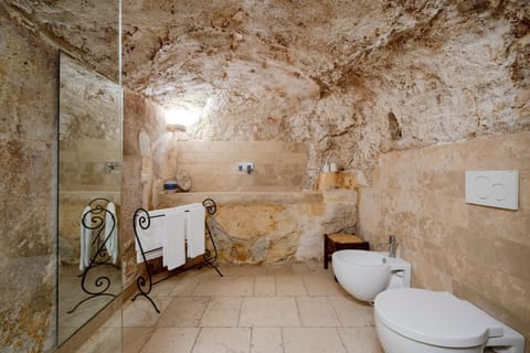 Junior Suite | Bathroom | Shower, free toiletries, hair dryer, towels