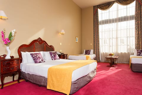 Desk, iron/ironing board, cribs/infant beds, rollaway beds