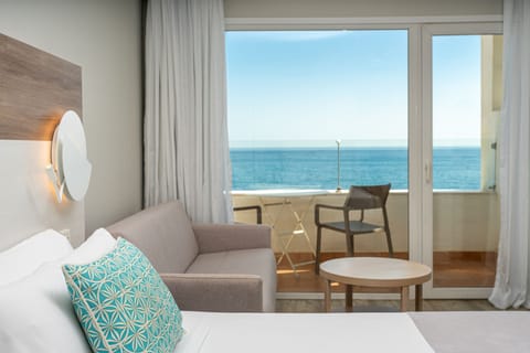 Grand Double Room, Terrace, Sea View (3 Adults) | Memory foam beds, minibar, in-room safe, desk