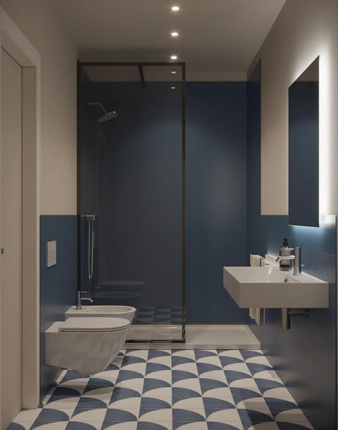 Comfort Room | Bathroom | Rainfall showerhead, hair dryer, bidet, towels