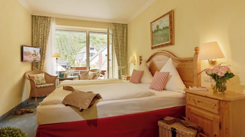 Comfort Double Room, Balcony + Vineyard View, (Lift), quiet area | Premium bedding, down comforters, in-room safe, individually decorated