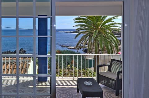 Family Apartment, 2 Bedrooms, Sea View, Beachfront | Terrace/patio