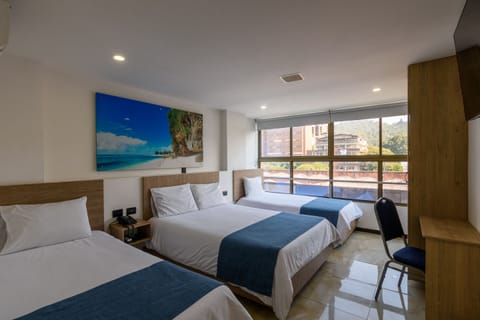 Triple Room | Premium bedding, desk, laptop workspace, iron/ironing board