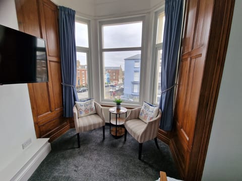 Double Room (1st Floor) | Blackout drapes, bed sheets